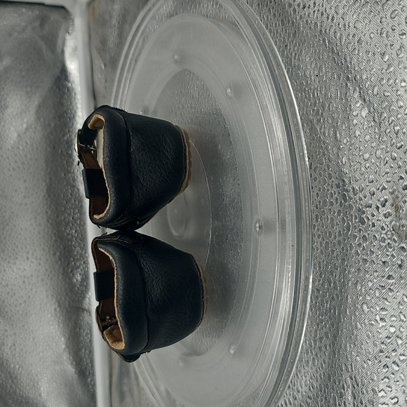 H Myggpp Black Leather With Tan Insoles Mary Janes In Sz 12 Toddler - Picture 3 of 6